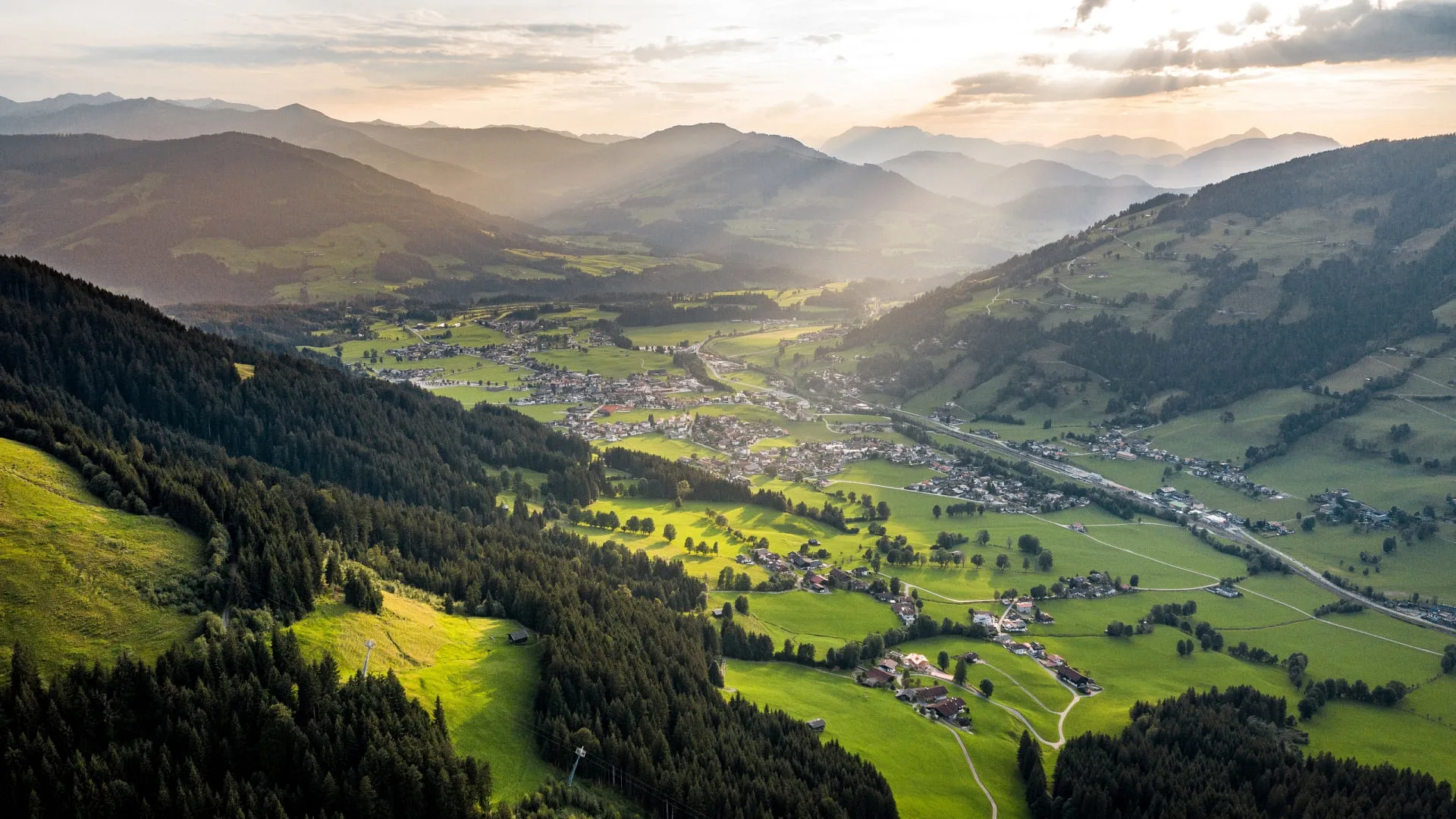 Die Region im Sommer